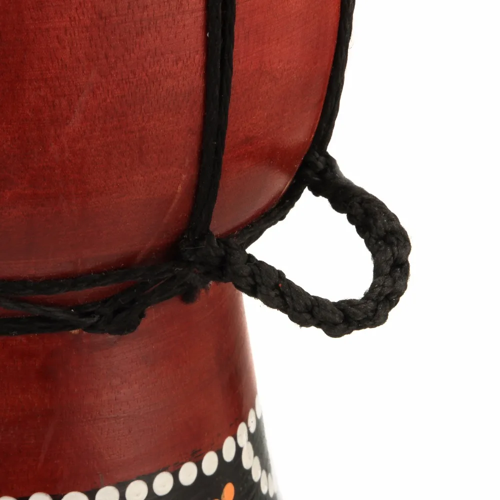 Профессиональный Djembe Африканский барабан 4 дюймов 6 дюймов деревянный ручной барабан хороший звук музыкальный инструмент веревка перкуссия ручной работы подарок