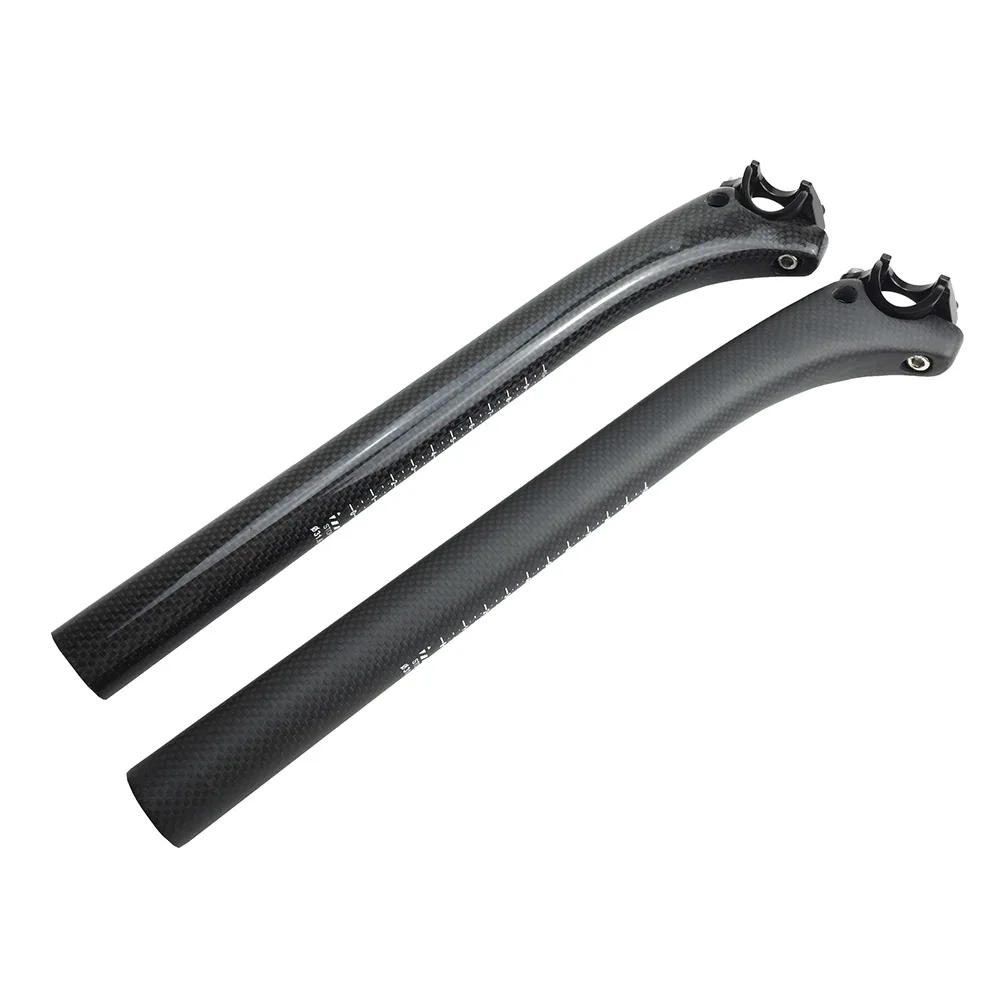 Бесплатная доставка Ультра легкие велосипедные карбоновые Подседельный штырь 3 K