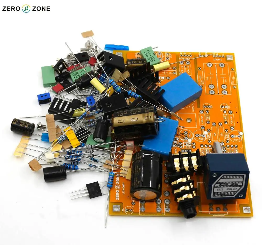 GZLOZONE Модернизированный усилитель для наушников комплект набор предусилителя