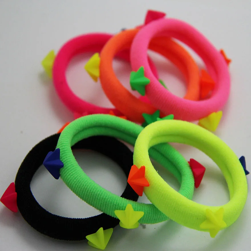 2000 шт. 3D высококачественные женские резинки для волос девочек эластичная повязка