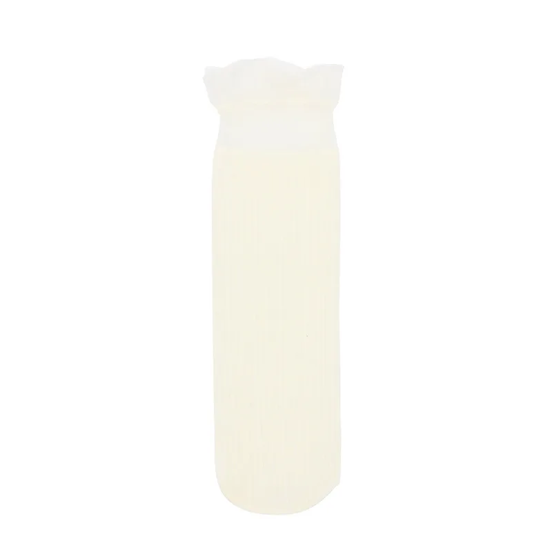 white SP& CITY, весна, новинка, прозрачные женские короткие носки, японский стиль, открытые, летние, тонкие, по щиколотку, с оборками, сексуальные, черные, женские носки - Цвет: white