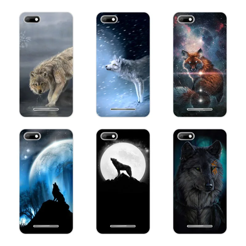 for BQ strike 5020 Case Silicon Wolf beast Painting Soft TPU Back Cover BQS Protect Phone cases |