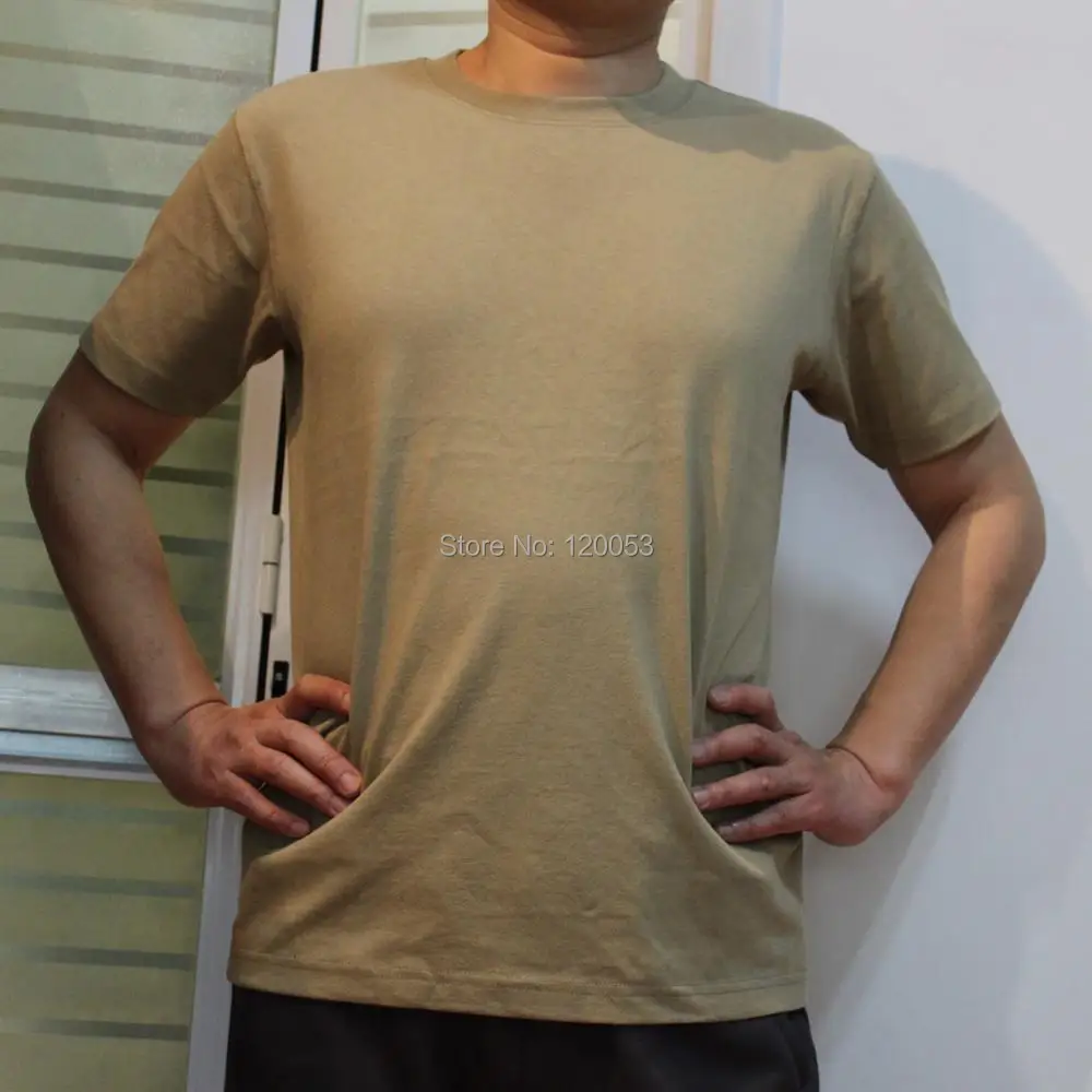 Тяжелое качество 205GSM 7 2 унции 100% хлопок мужские с коротким рукавом Baselayer супер