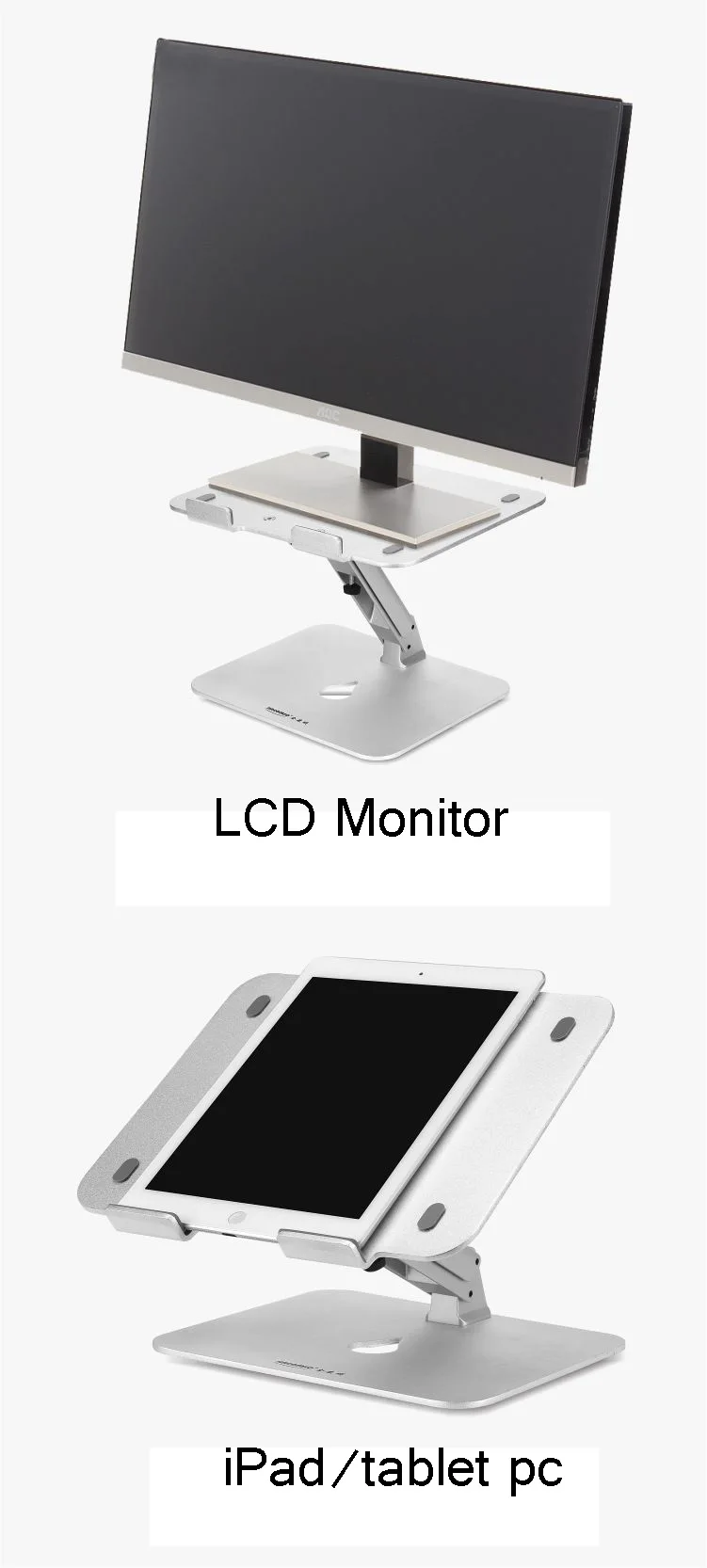 Подставка для ноутбука для MacBook Pro/Air 13 15 Алюминиевая Складная регулируемая подставка для ноутбука для Mac Book/hp/Dell настольная подставка для монитора