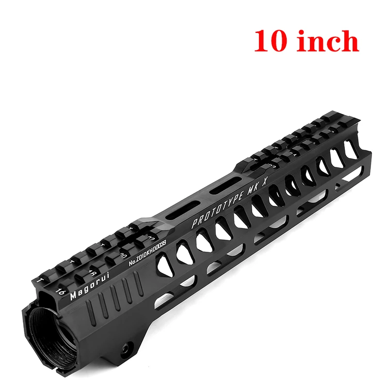 10 Inch Magorui " 10" 1" 13,5" 1" AR15 бесплатно поплавок M-LOK MK Handguard Пикатинни Handguard бесплатно поплавок Riflescope Пикатинни - Цвет: 10 Inch