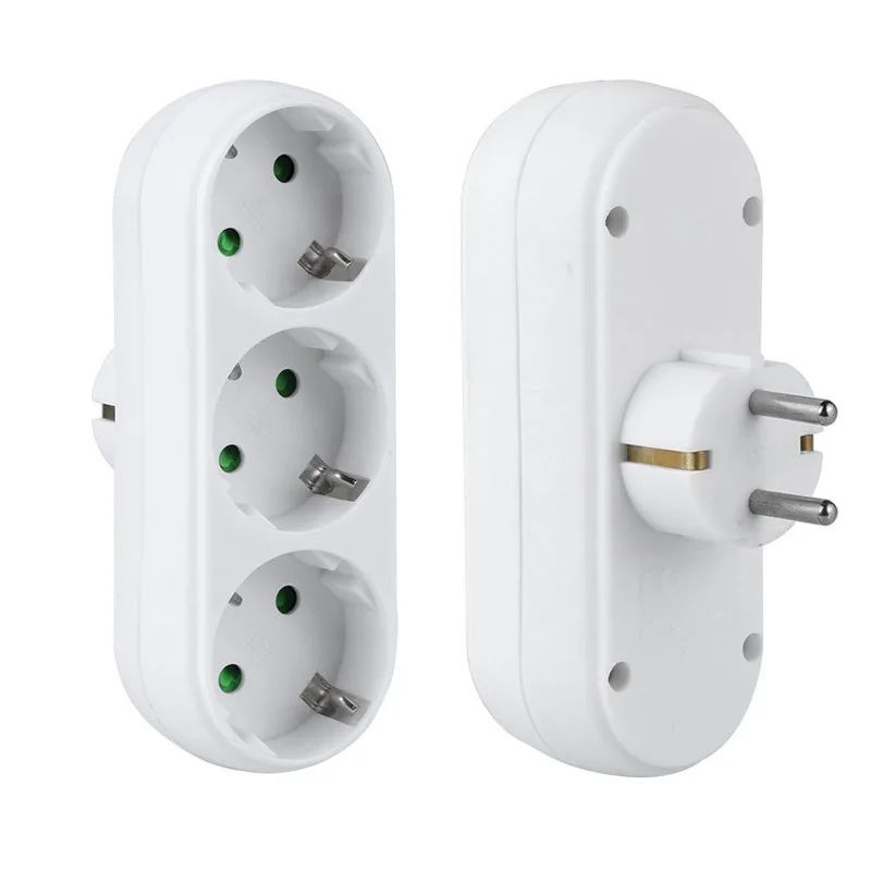 Европейский один поворот три стандарт гнезда немецкий 2 круглая вилка 3 отверстия