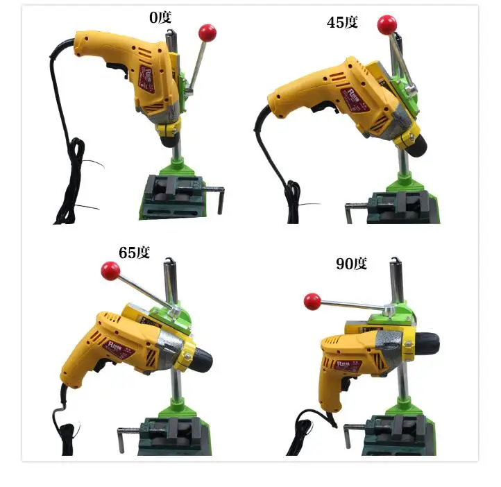 Электрическая электрическая дрель 0 90 градусов настольная подставка для