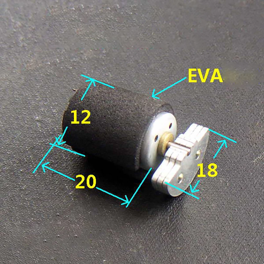 

5V 90mA 30 ohms 1220 Vibration Motor DC 4-8v Long Body Big Head EVA Outer Material Vibrating Motor for Massager