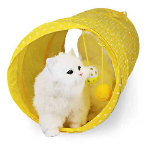 Игрушки для домашних животных котенок кошка собака играть в туннель Форма