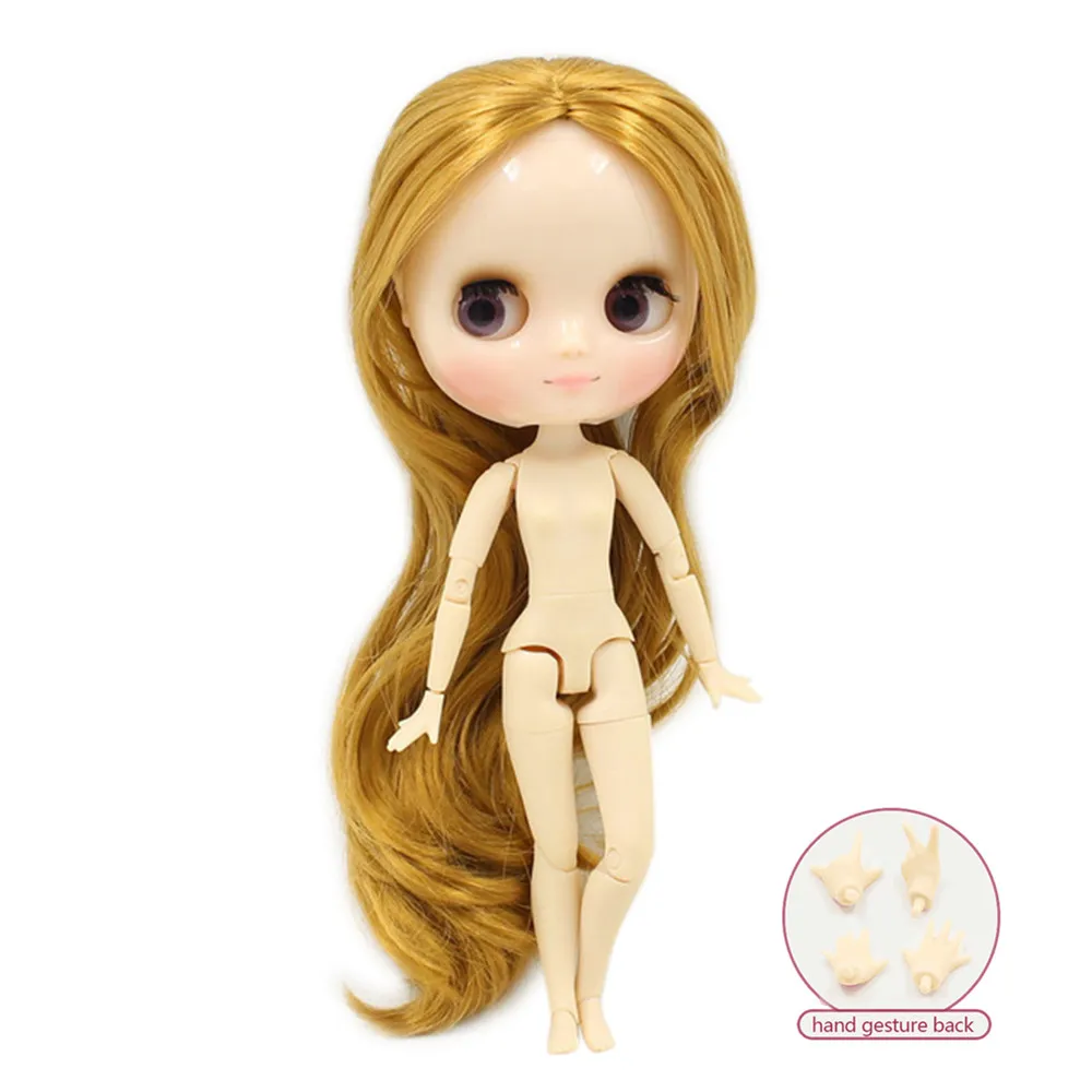 Кукла Middie blyth 210BL0635 золотистые длинные волосы без челки 20 см шарнирное тело