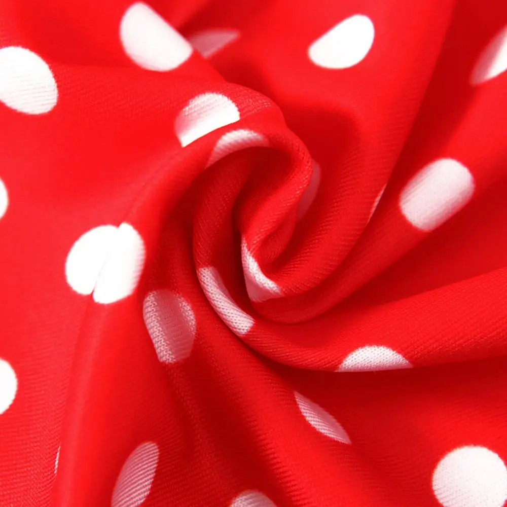 Купальник для девочек 2019 летний купальник на бретелях в горошек с рюшами одежда