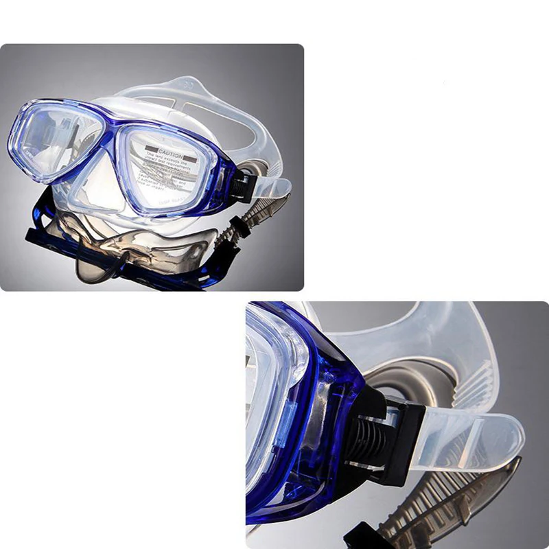 Маска для плавания и дайвинга силиконовые очки подводного мужчин женщин | Спорт