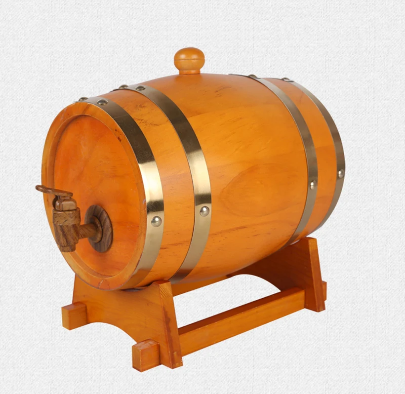 1.5L бочки из винного дуба Пивоваренная декоративная бочка бочонок ведро Brewage
