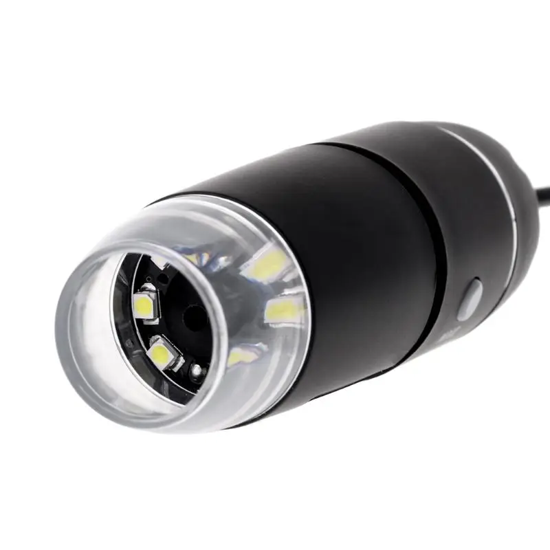 

1600X USB Digital Microscope Camera Endoscope 8 LED Magnifier with Metal Stand