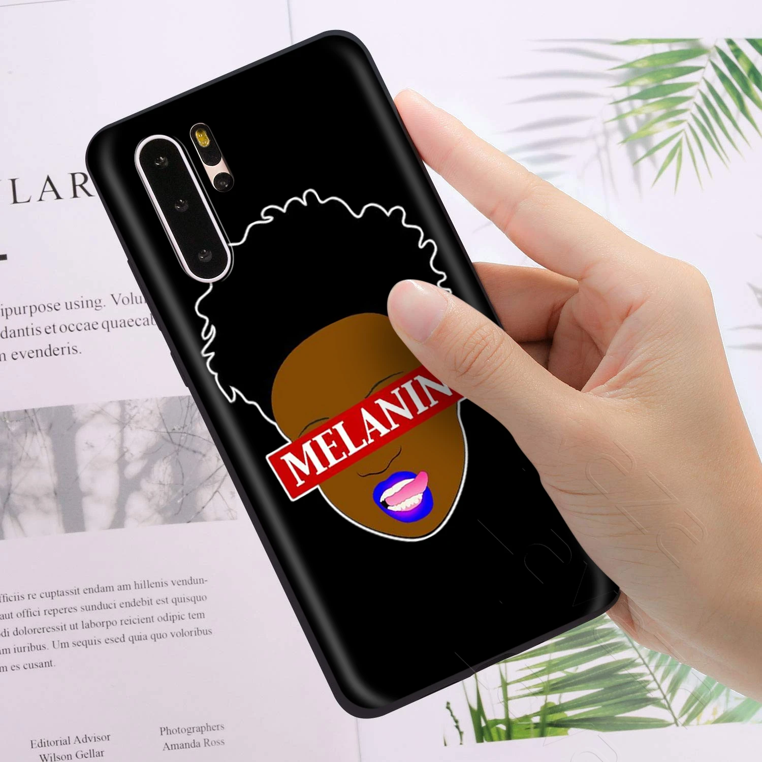 Lavaza African Afro Melanin Poppin Black Girl Case for Huawei Mate Y7 Y9 P8 P9 P10 P20 P30 P40 Max Lite Pro P Smart Mini |