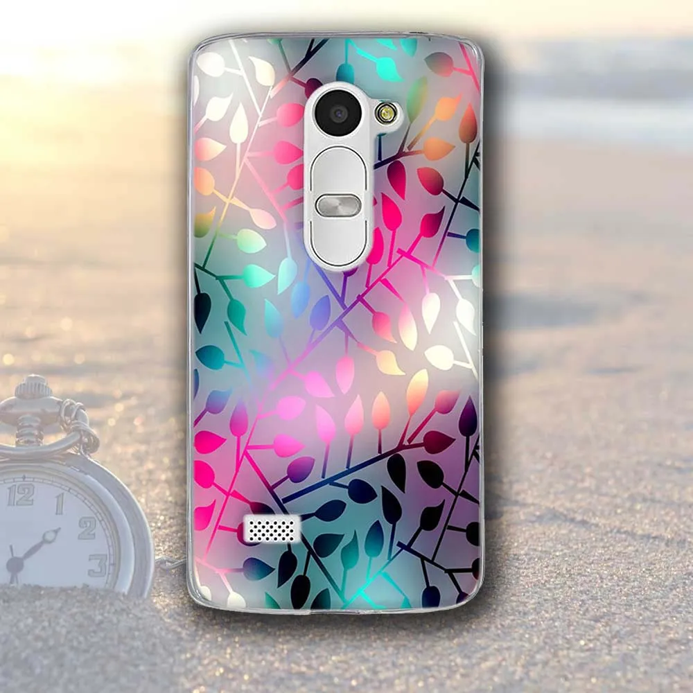 3D рельефный чехол для LG Leon 4G LTE H340N H324 c40 мягкий силиконовый накладка H320 H340 телефона