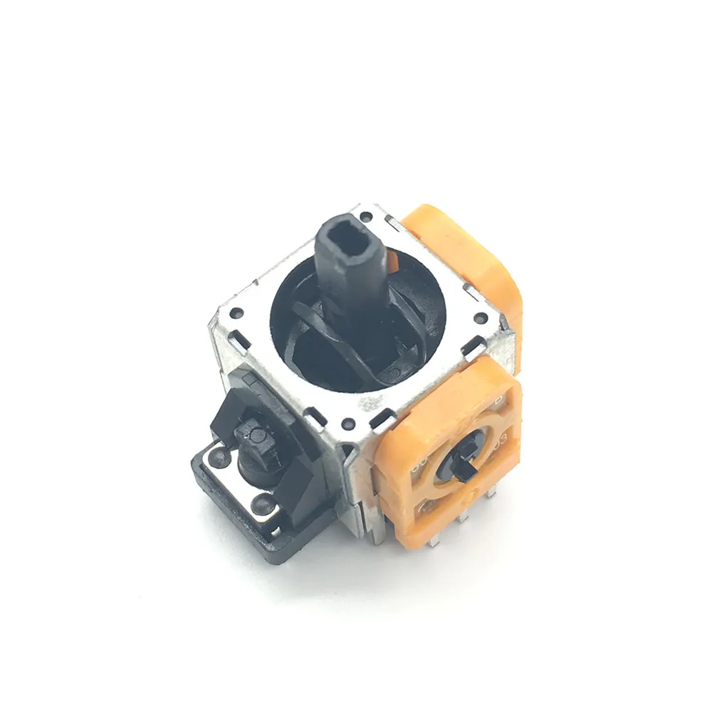 Yellow 60 шт. 3Pin джойстик модуль 3D Ручка для джойстика для PS4 playstation 4 DualShock контроллер - Цвет: Yellow