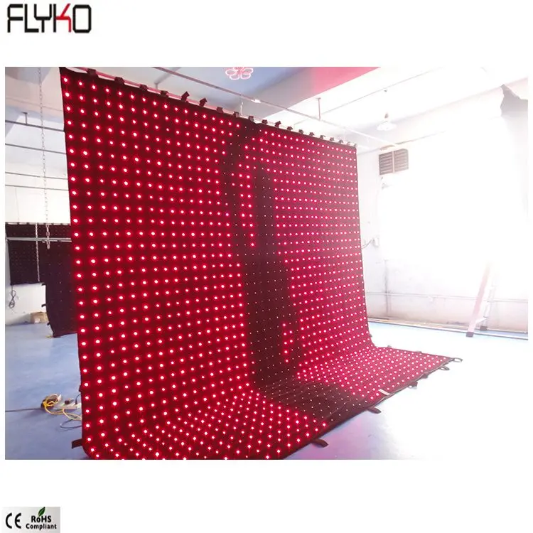 Flyko большой огнеупорный полноцветный бархатный двухслойный P100mm 4x4m гибкий