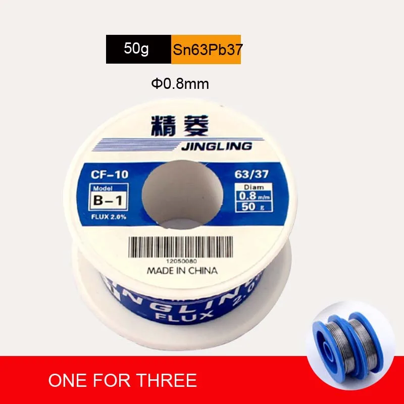 Solder Wire 0.5/0.6/0.8/1.0mm Flux 2.0% Tin Lead Melt Core Soldering Roll | Инструменты