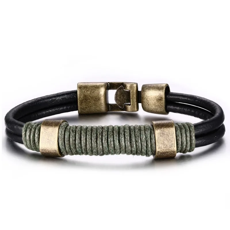Браслет ручной работы из натуральной кожи для мужчин и женщин 2016|jewelry tags and labels|bangle woodbangle bracelet jewelry |