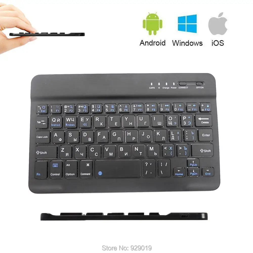 Russian Layout Wireless Keyboard for Huawei/Samsung/Alcatel/Archos/DEXP/Digma/Irbis/Oysters/Prestigio/Tesla 7 inch Tablet PC