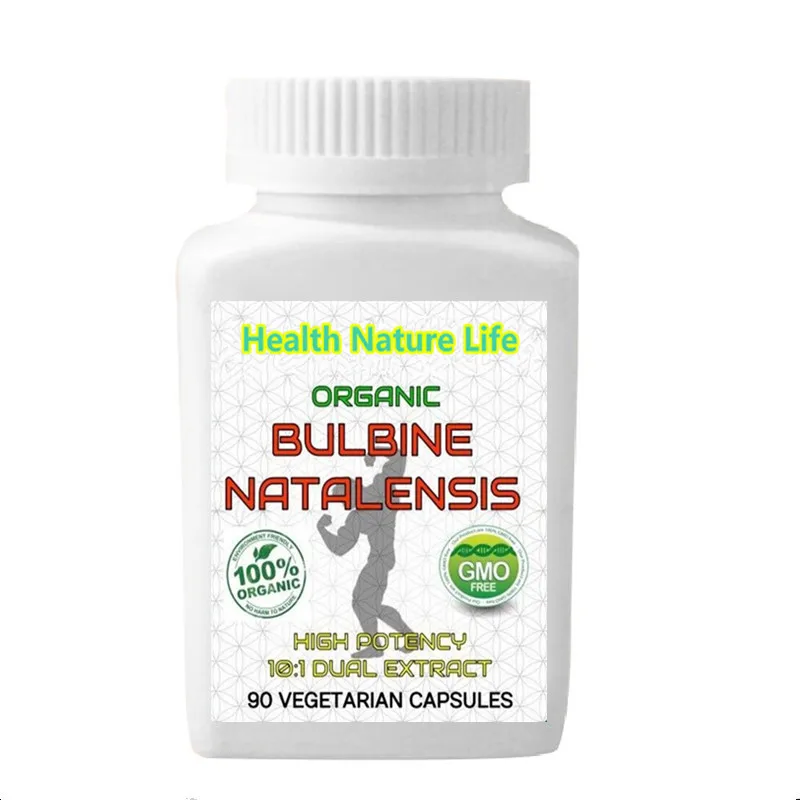 PURE& CERTIFIED BULBINE NATALENSIS 10:1 экстрактом высокой мощности 90 шт/бутылка - Цвет: 1 bottle