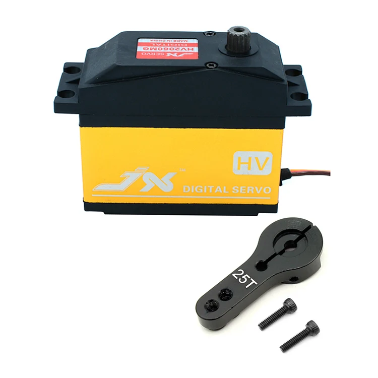 With Metal Arm JX сервопривод PDI-HV2060MG 60 кг с высоким крутящим моментом 180 градусов цифровой сервопривод для радиоуправляемой модели вертолета запчасти 1/5 Радиоуправляемый автомобиль - Цвет: With Metal Arm