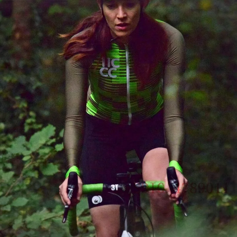 1 Ropa Ciclismo Pro Team Женская гоночная одежда для верховой езды летняя футболка с длинным рукавом для велоспорта Rcc дышащая одежда для велоспорта - Цвет: 1