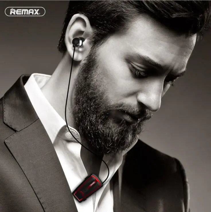 Remax-T12 беспроводной Bluetooth воротник клип гарнитура с микрофоном наушник-таблетка