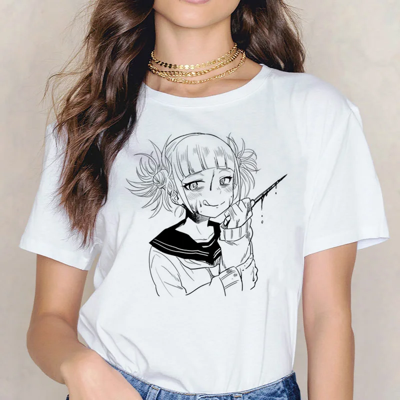 Senpai ahegeo Футболка с принтом Мужская/женская футболка harajuku boku no hero academia Cartoon waifu
