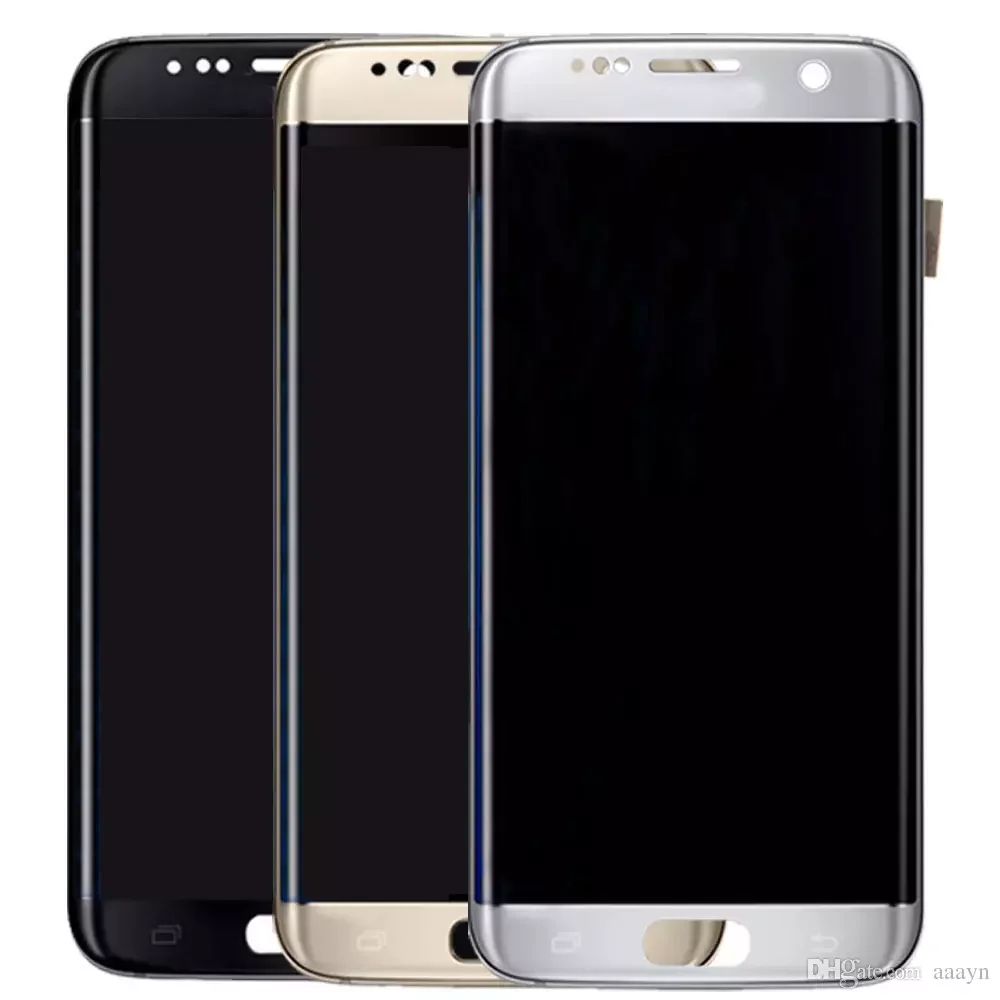 ЖК дисплей сенсорный дигитайзер полный экран сборки для Samsung Galaxy S7 Edge g9350 G935F