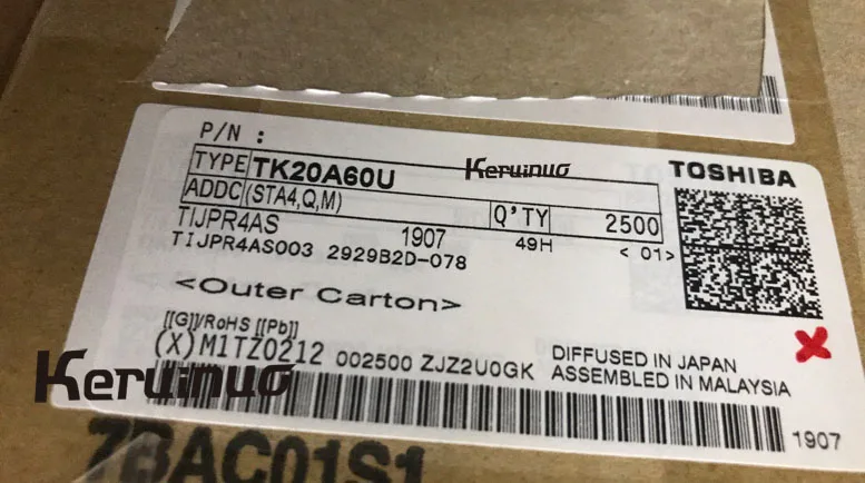 МОП транзистор TK20A60U K20A60U TO220 DTMOS II 600 в 20A наличии|Комплекты аксессуаров для