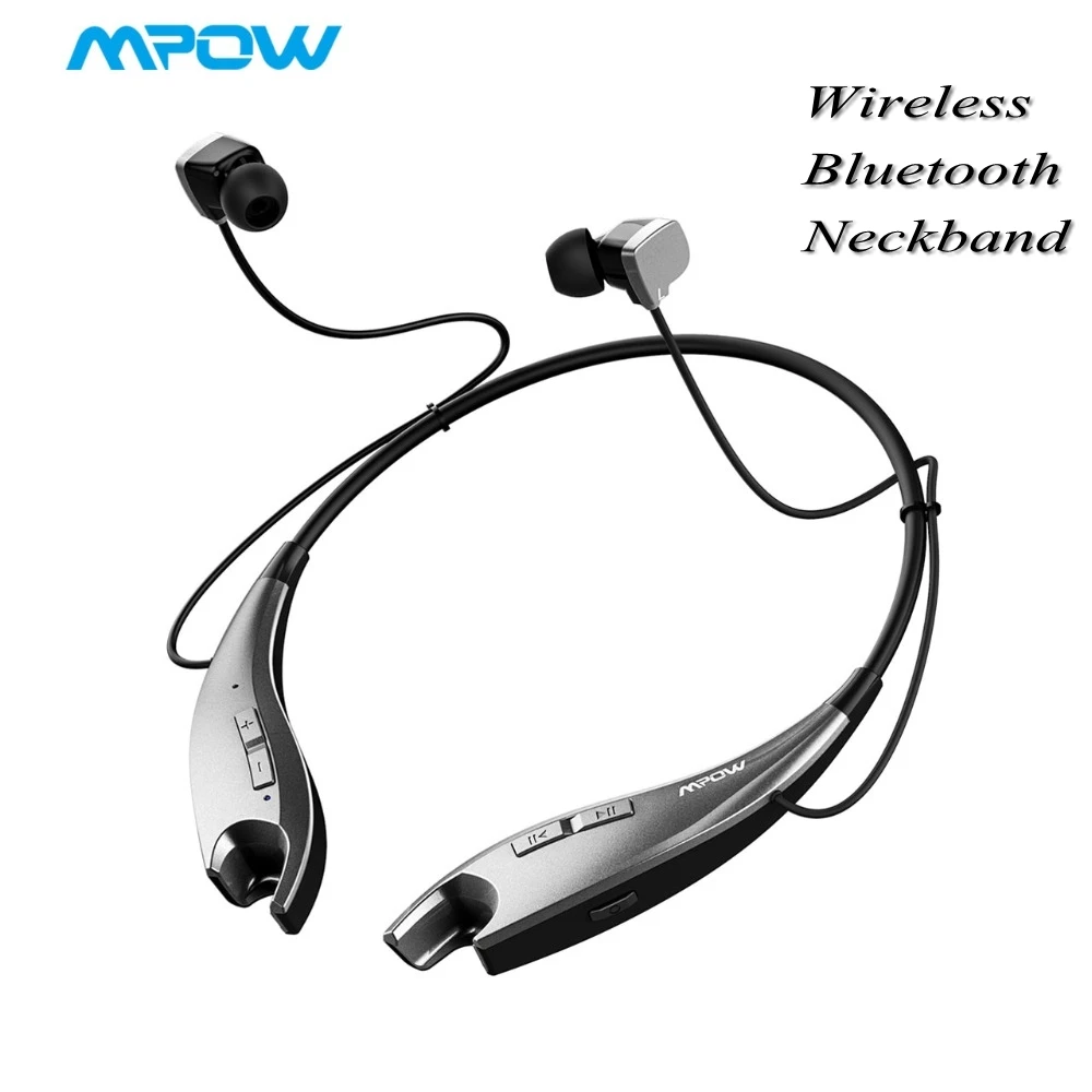 Mpow Топ челюсти беспроводные наушники Bluetooth наушники шеи Холтер Стиль наушники Hands-free вызова для iPhone X/8/7