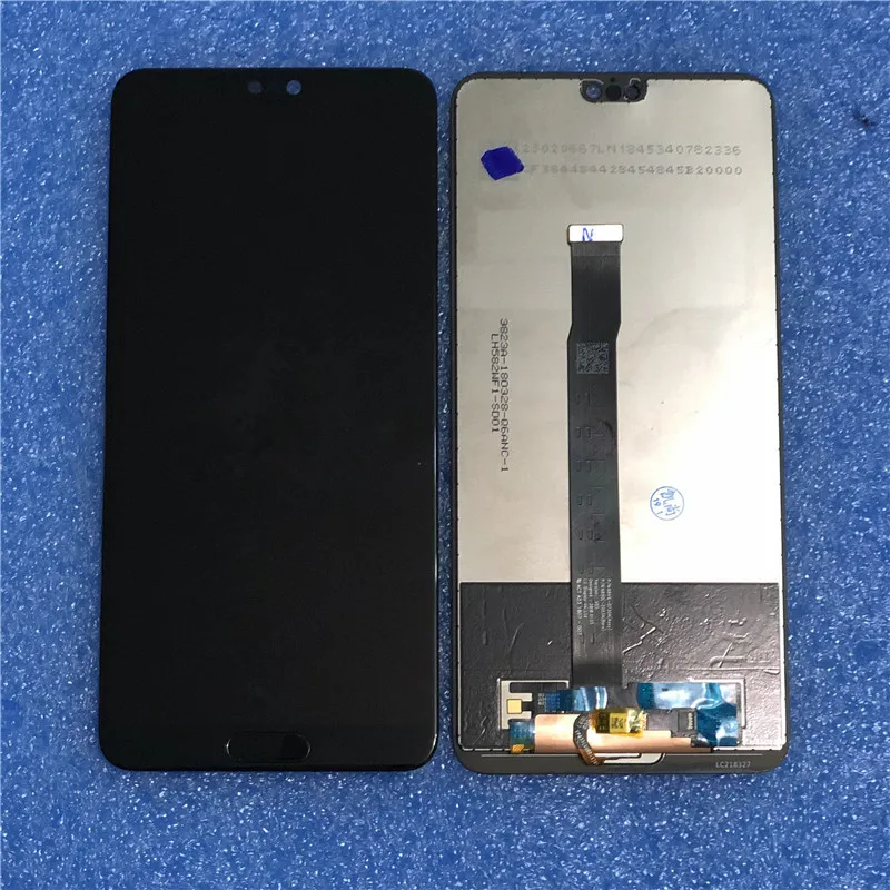 Axisinternational для 5," huawei P20 AL00 P20 EML L29 L22 ЖК-дисплей+ сенсорная панель оцифровать+ кнопка отпечатков пальцев