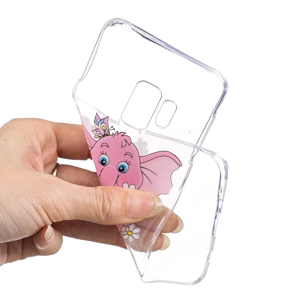 For SAMSUNG GALAXY S8 S9 Note 9 J3 J5 J7 2017 J4 J6 J8 A8 Star A6 Plus 2018 Cartoon Printing Clear Soft Silicone TPU Case Cover |