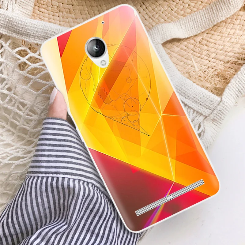 5.0 inch for Lenovo Vibe C2 Phone Case Clear Silicone Power K10A40 Cover Slim TPU Soft Back Shell Letters Fundas |