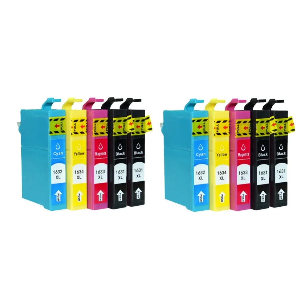 

YLC 10pk 16XL T1631-T1634 compatible ink cartridge for Epson Workforce WF-2010W WF-2510WF WF-2520 WF-2530WF WF-2540 printer