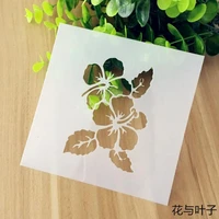 flower leaf decor craft layering stencils for walls scrapbooking painting template stamps album decorative embossing reusable