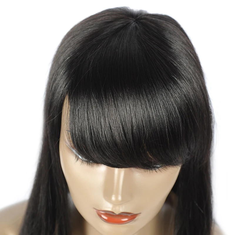 Straight Wig Style Me Remy Women Short Brazilian Bob Pre Plucked Baby Hair Human Wigs For Black | Шиньоны и парики