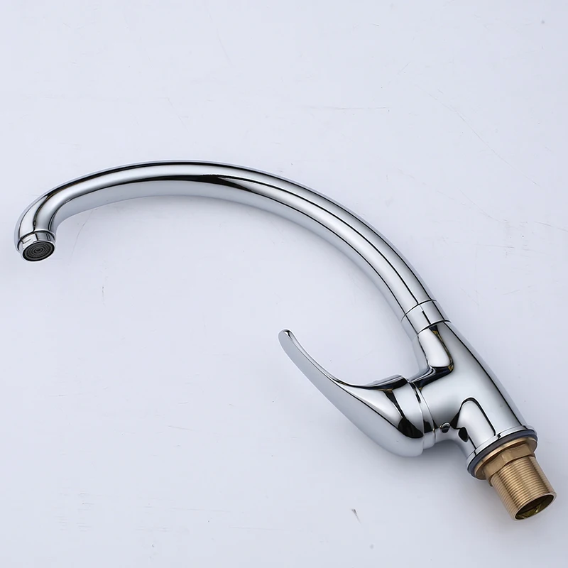 shai kitchen faucet 360 degree swivel solid zinc alloy kitchen mixer cold and hot kitchen tap single hole water tap free global shipping