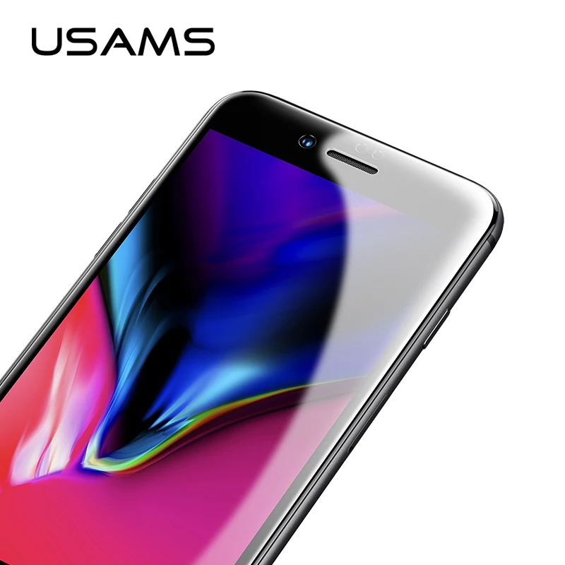 Для iPhone 8 Защитная пленка из закаленного стекла USAMS для Plus 3D мягкая кромка