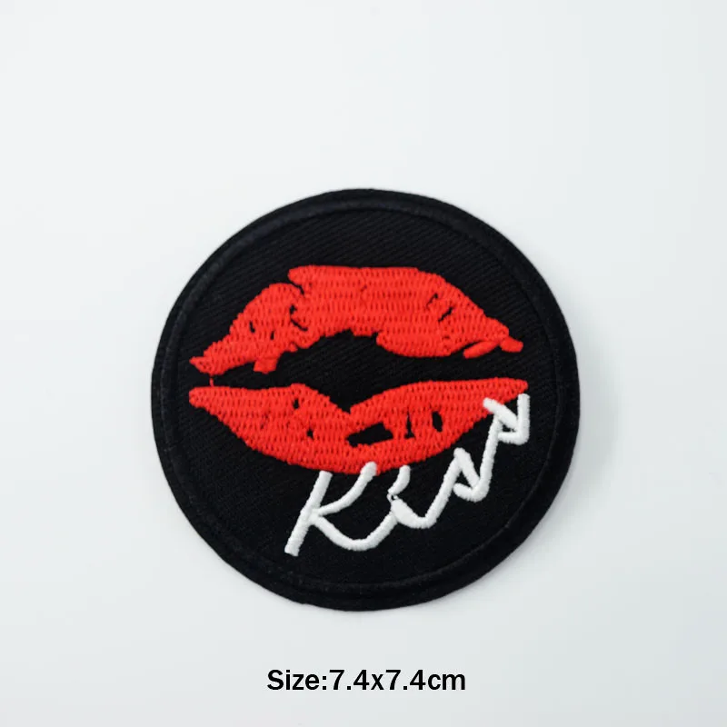 18 Circular Ring Iron On Patches Badges for Sew Seam Tailoring Clothes Suits of Coat Jacket Trousers T-shirt Pants Ornament Apparel - Цвет: 18