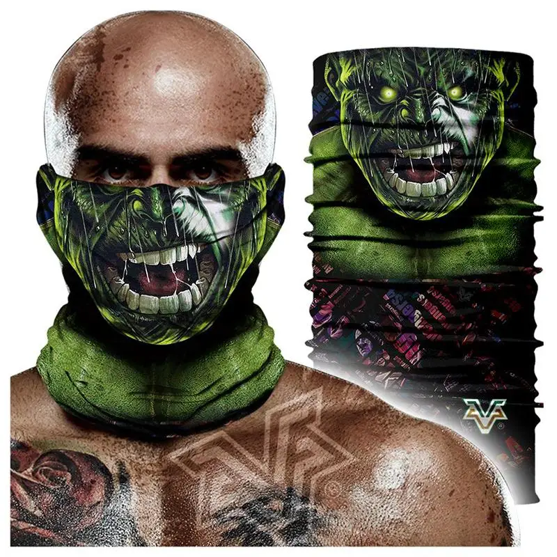 PL180868 50pcs/lot Motorcycle Face Mask The Avengers 4 Cycling Seamless Bandana Biker UV Headband Thanos Marvel Neck Buffs Hiking Scarves - Цвет: PL180868
