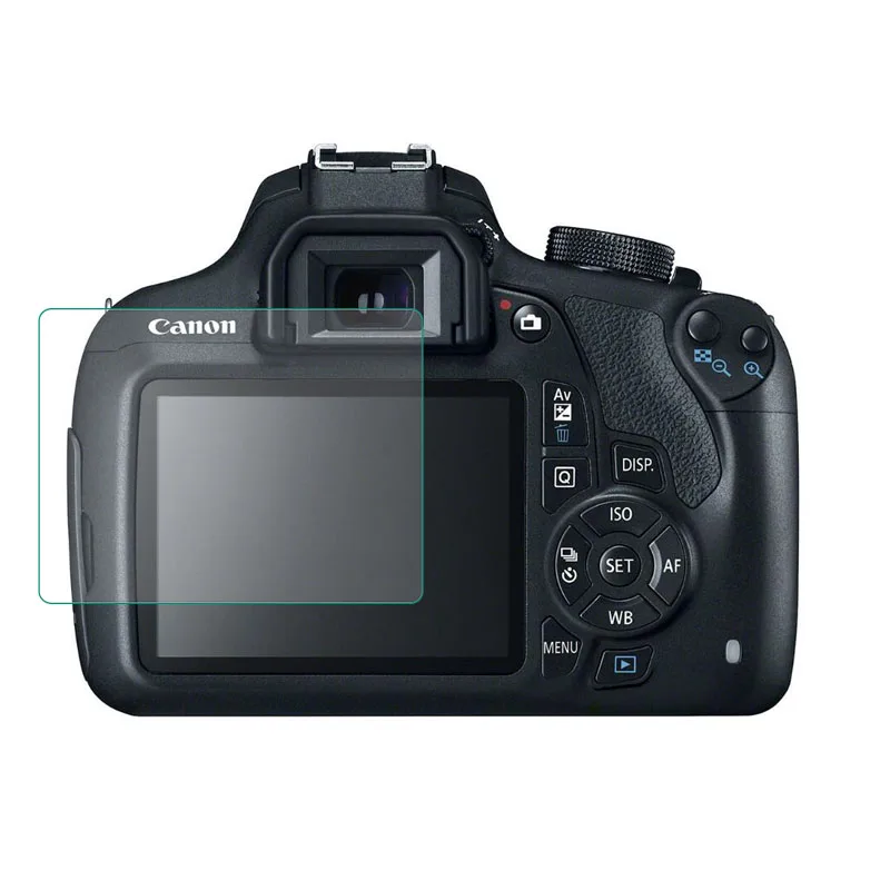 Закаленное стекло протектор для Canon 1200D 1300D 1500D 2000D Rebel T5 T6 T7 Kiss X70 X80 X90 Защитная