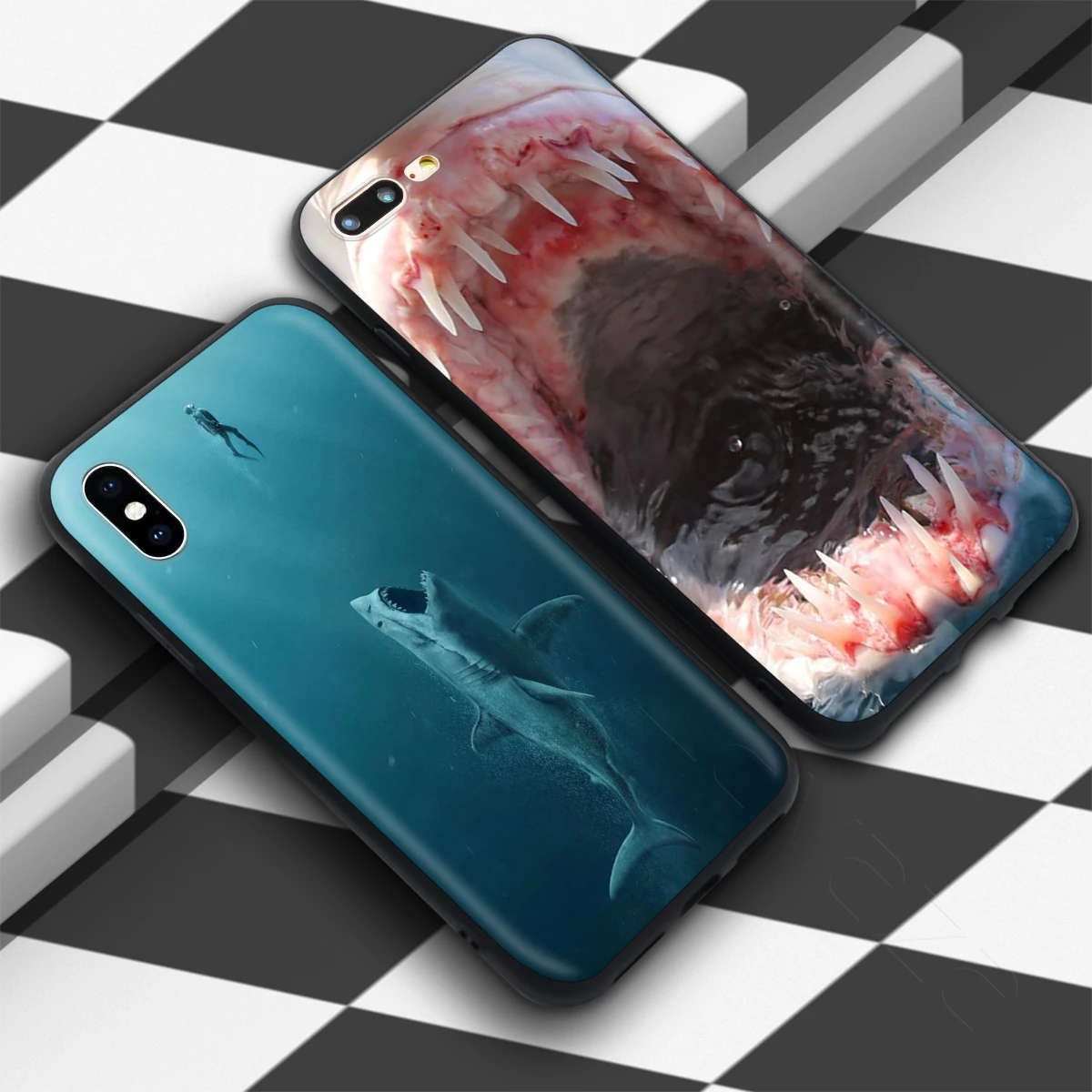 Чехол Lavaza с белой акулой для iPhone 11 Pro XS Max XR X 8 7 6 6S Plus 5 5s se | Мобильные телефоны и