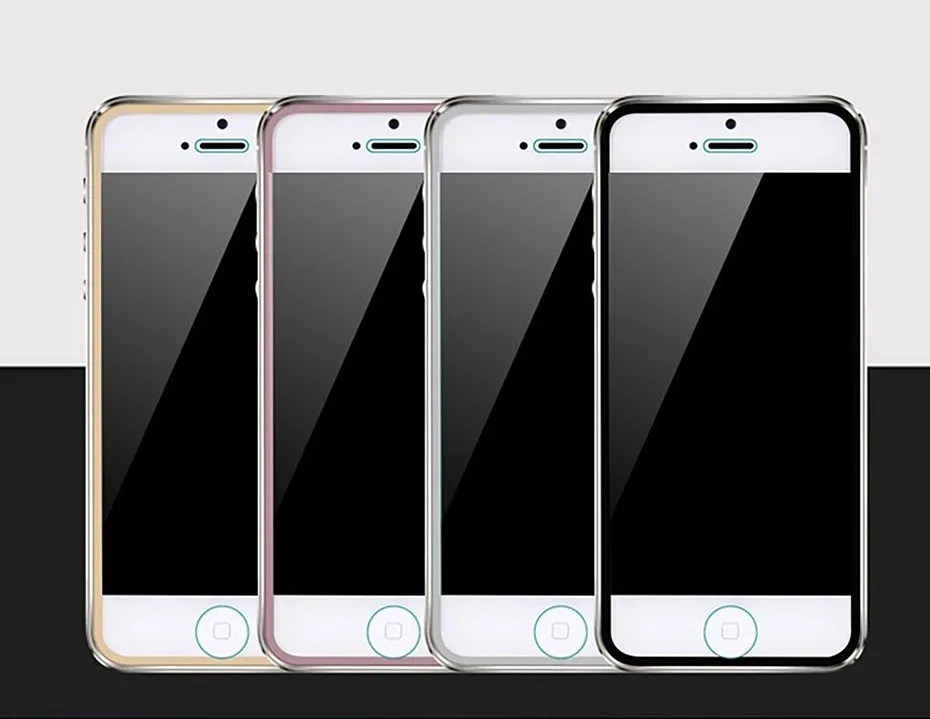2 шт./лот 3D полное покрытие Защитное стекло для iphone 5 5S se из алюминиевого сплава