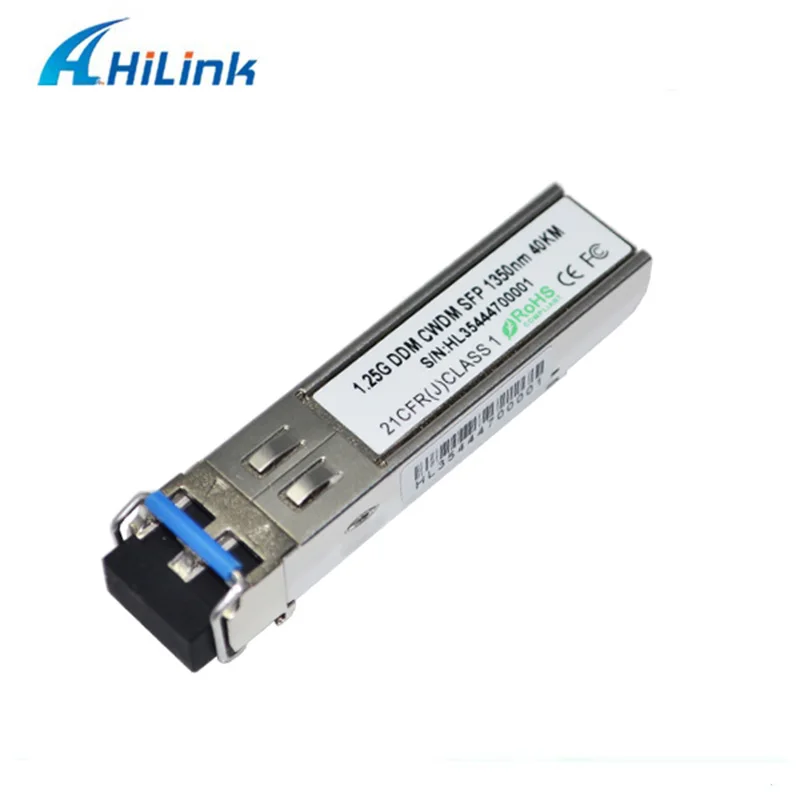 1 25G Волоконно-оптический 40 км 1590nm SFP CWDM двойной LC DDM модуль приемопередатчик |