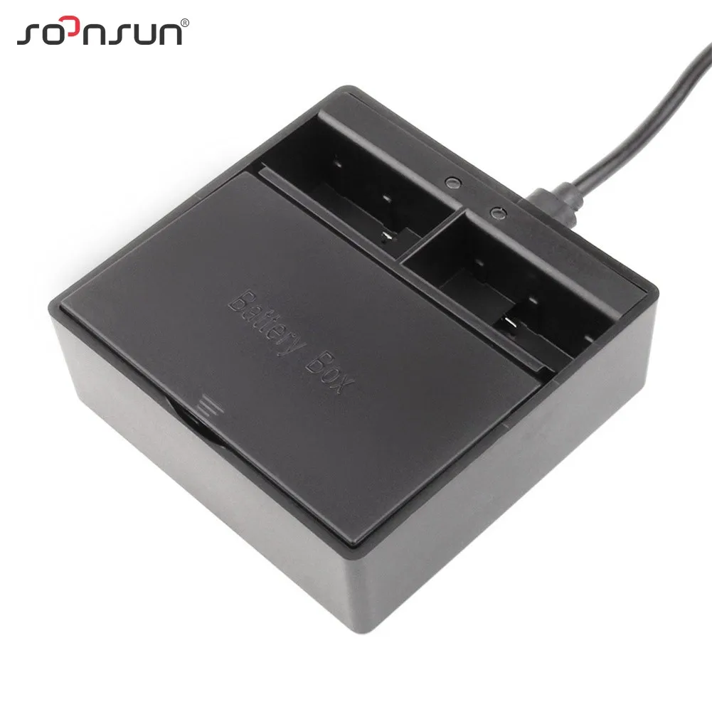 Зарядное устройство SOONSUN с 2 аккумуляторами двойное зарядное док станция