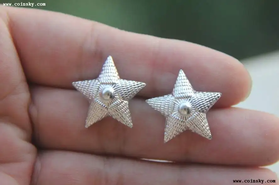2 PCS A Pair China M1987 Star Military Army Uniforms medal order | Дом и сад