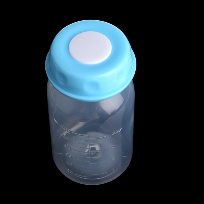 Biberones de lactancia para beb&eacute;, botella de almacenamiento de leche para beb&eacute;, Colecci&oacute;n ancha para cuello, 125ML-3